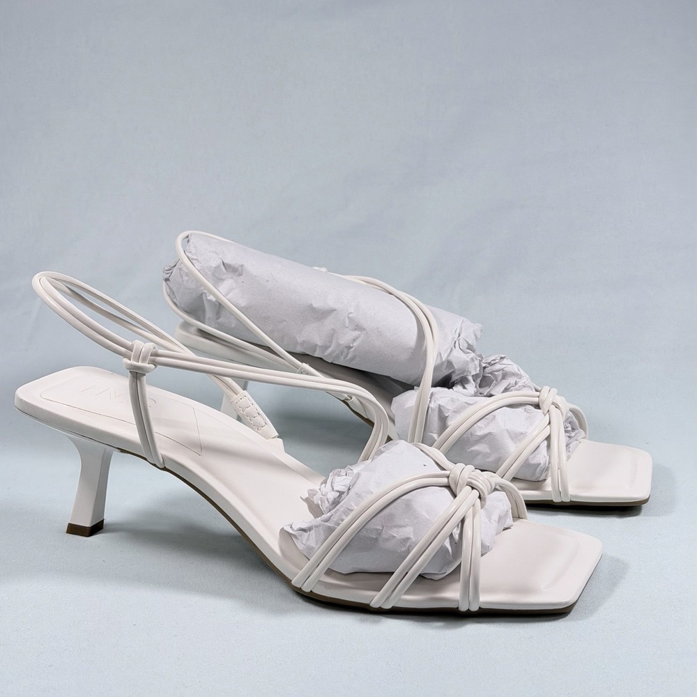 I.N.C. International Concepts  Size-9.5 M Women's Nahari Dress Sandals White